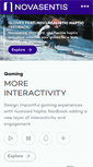 Mobile Screenshot of novasentis.com
