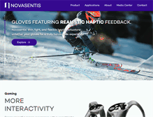 Tablet Screenshot of novasentis.com